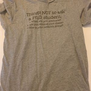 PhD shirt